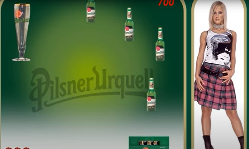 Biertjes vangen met pilsner Urquell